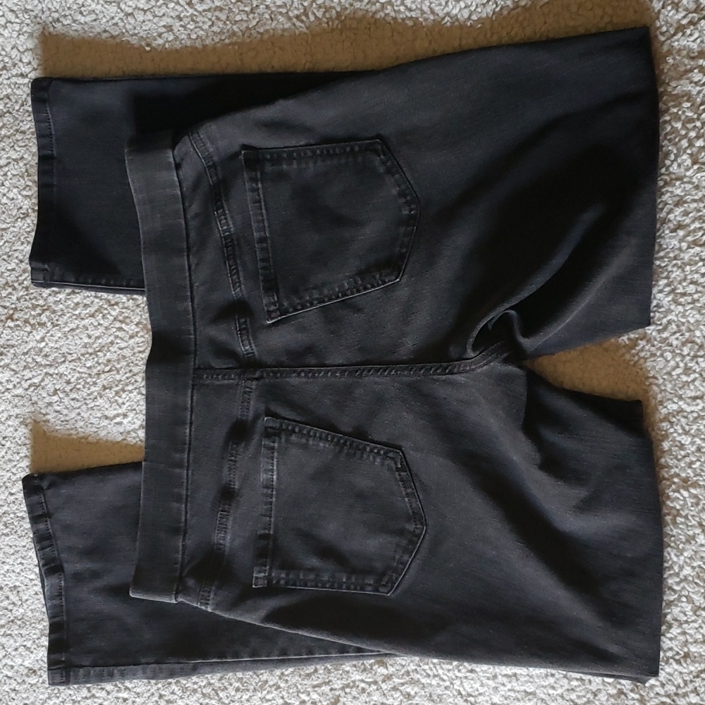 Kim Rogers Tummy Control Straight Stretch Jegging Black Wash Denim Jeans